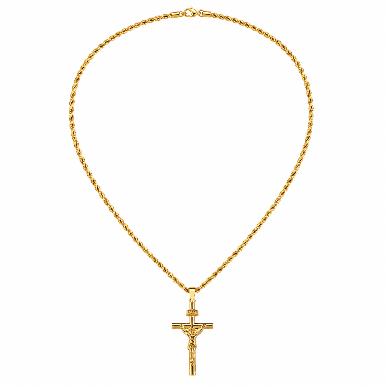 Padre Pio Holy Cross Necklace