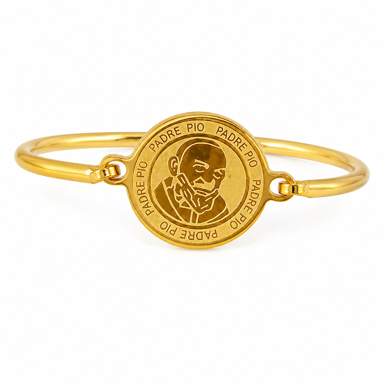 Padre Pio Bangle Bracelet
